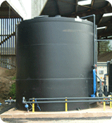 Plastic tanks for non hazardous chemical storage