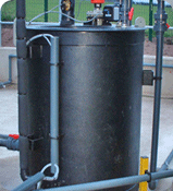 Plastic storage tanks for hazardous chemical storage